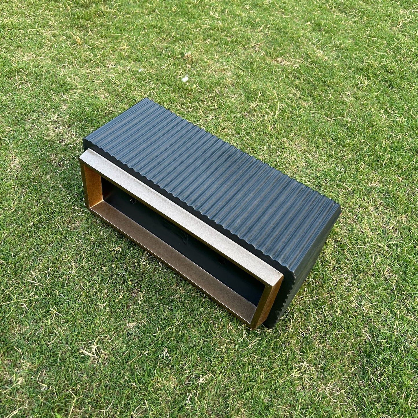 Small Fluted Planter Box With Base