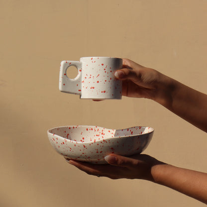 Speckled Ceramic Bowl | Stoneware | Handcrafted