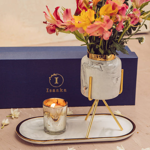 Vase, Candle, Platter Gift Box 4