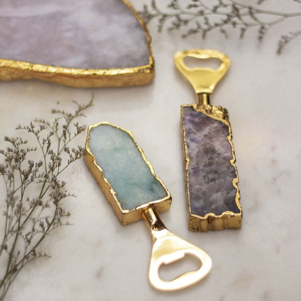 Semi Precious Bottle Opener - Amethyst
