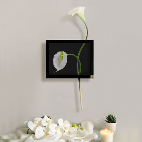 3D Wall Art: Cala Lily Horizontal Frame