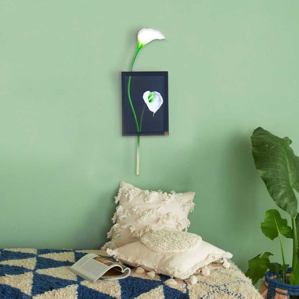 3D Wall Art: Cala Lily Vertical Frame