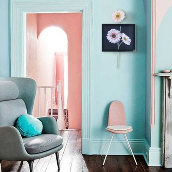Wall Frame: Gerbera Pink (Horizontal)