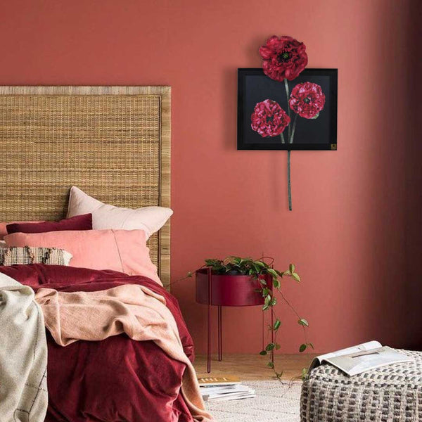 Wall Art: Flower Poppy (Horizontal)