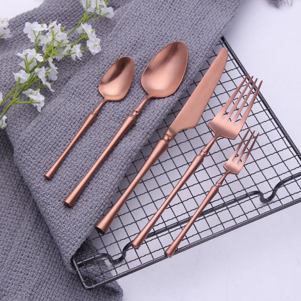 Grace Rose Gold Cutlery - Set of 5