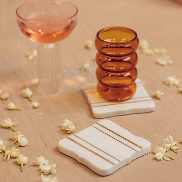 Bracket Marble Coaster (set of 2)