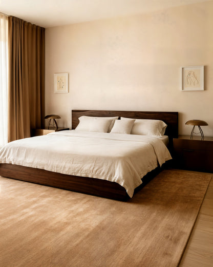 Plush Wool Rug / Camel | Popyuli