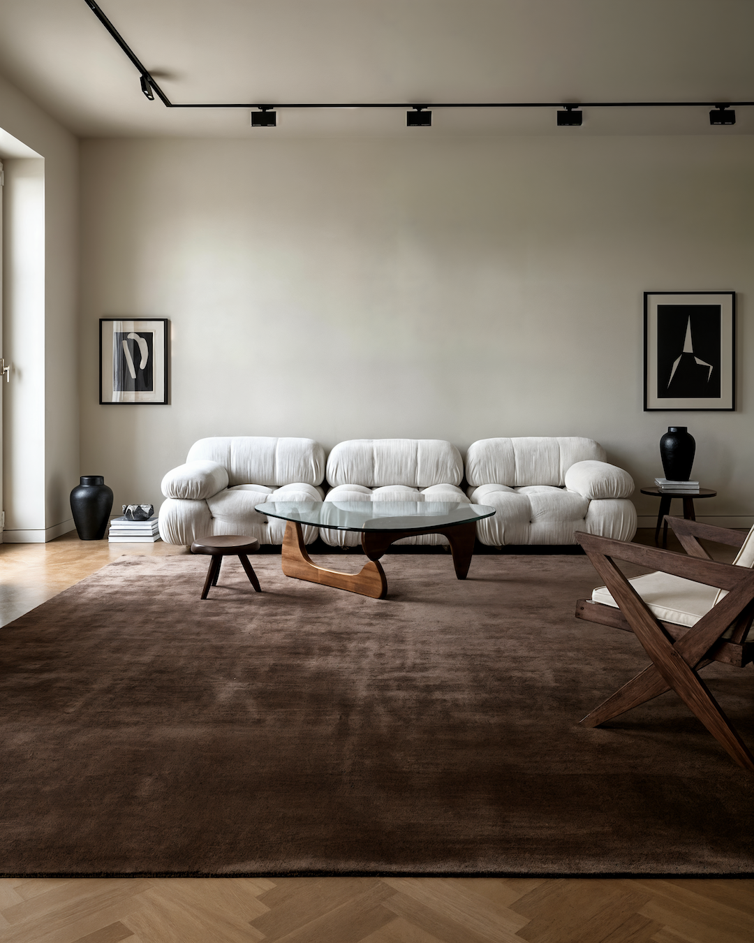 Plush Wool Rug / Chocolate | Popyuli