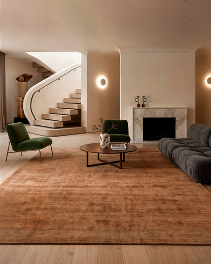 Plush Wool Rug / Copper | Popyuli