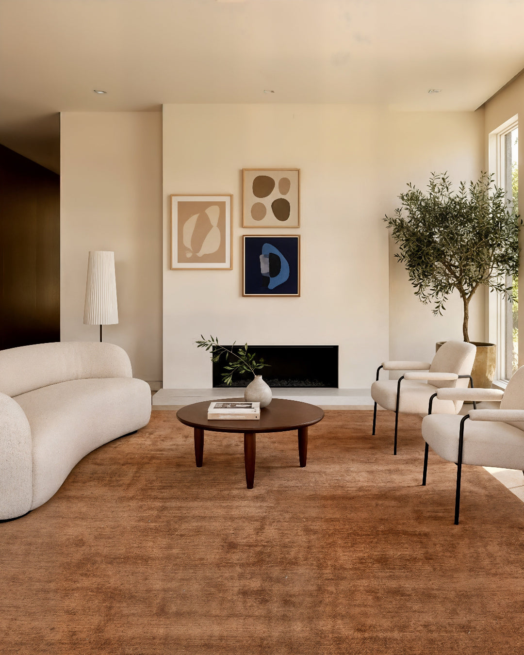 Plush Wool Rug / Copper | Popyuli