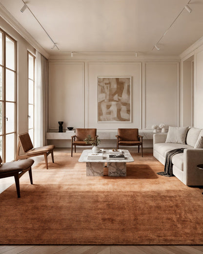 Plush Wool Rug / Copper | Popyuli