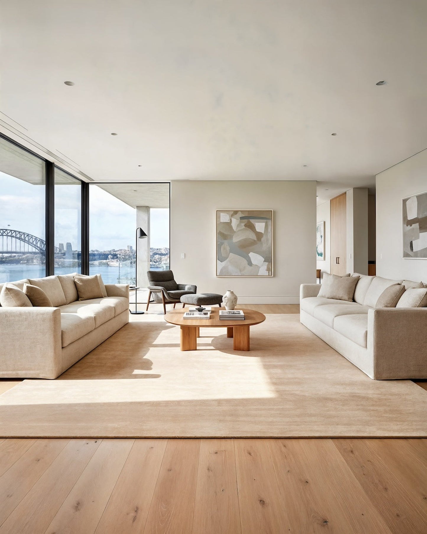 Plush Wool Rug / Sand | Popyuli