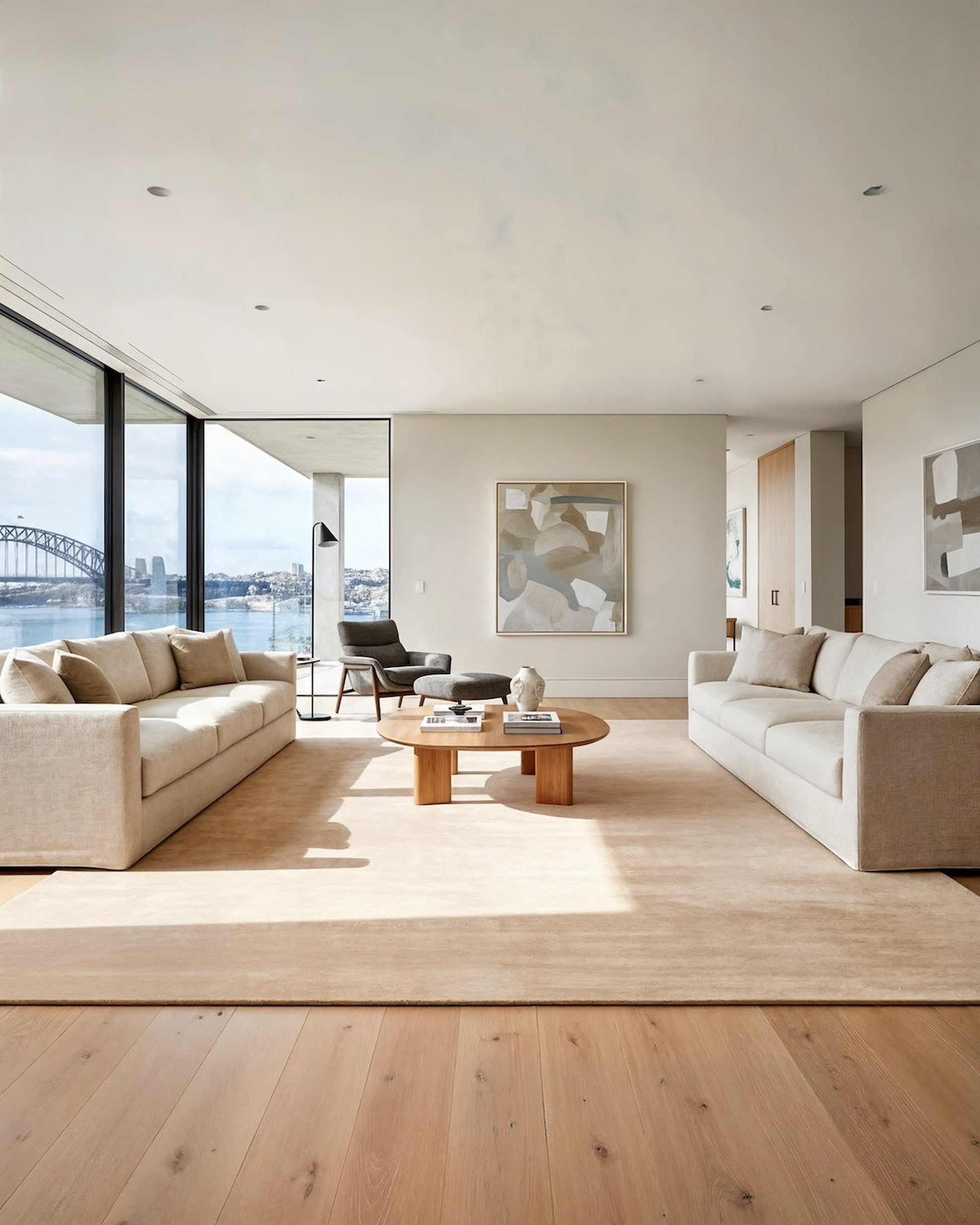 Plush Wool Rug / Sand | Popyuli