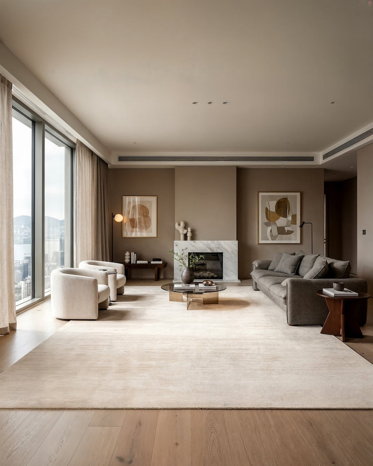 Plush Wool Rug / Sand | Popyuli