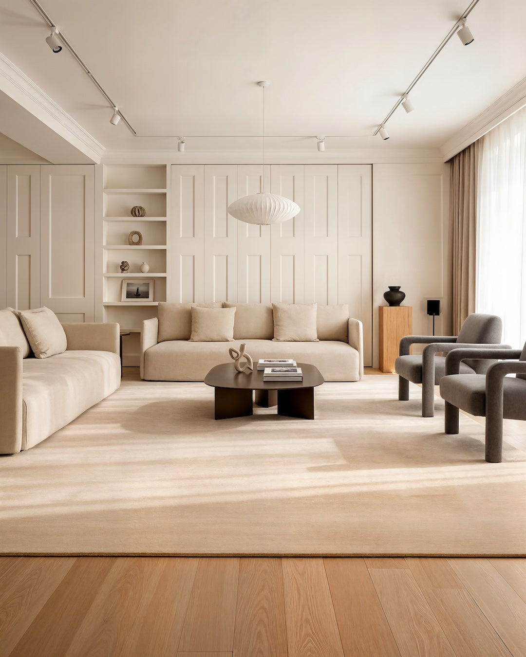 Plush Wool Rug / Sand | Popyuli