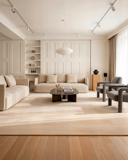 Plush Wool Rug / Sand | Popyuli