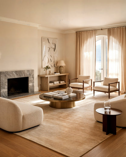 Plush Wool Rug / Wheat | Popyuli