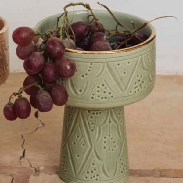 Beldi Fruit Bowl Pista Gold | Sizes Available