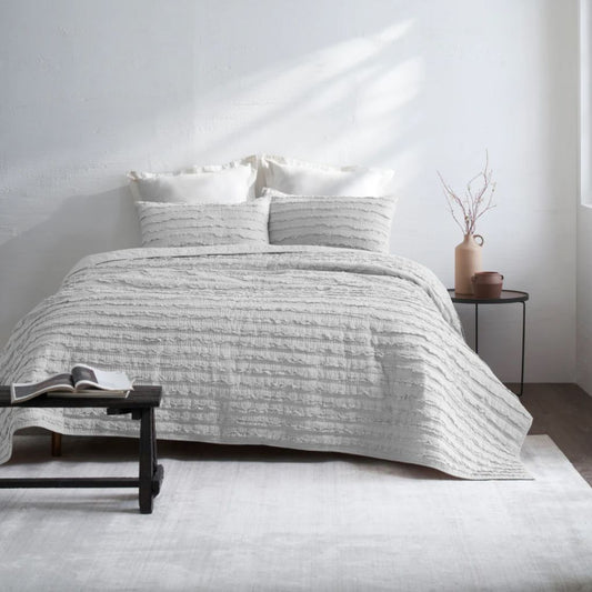 Betta Handmade Textured Cotton Bedspread Set