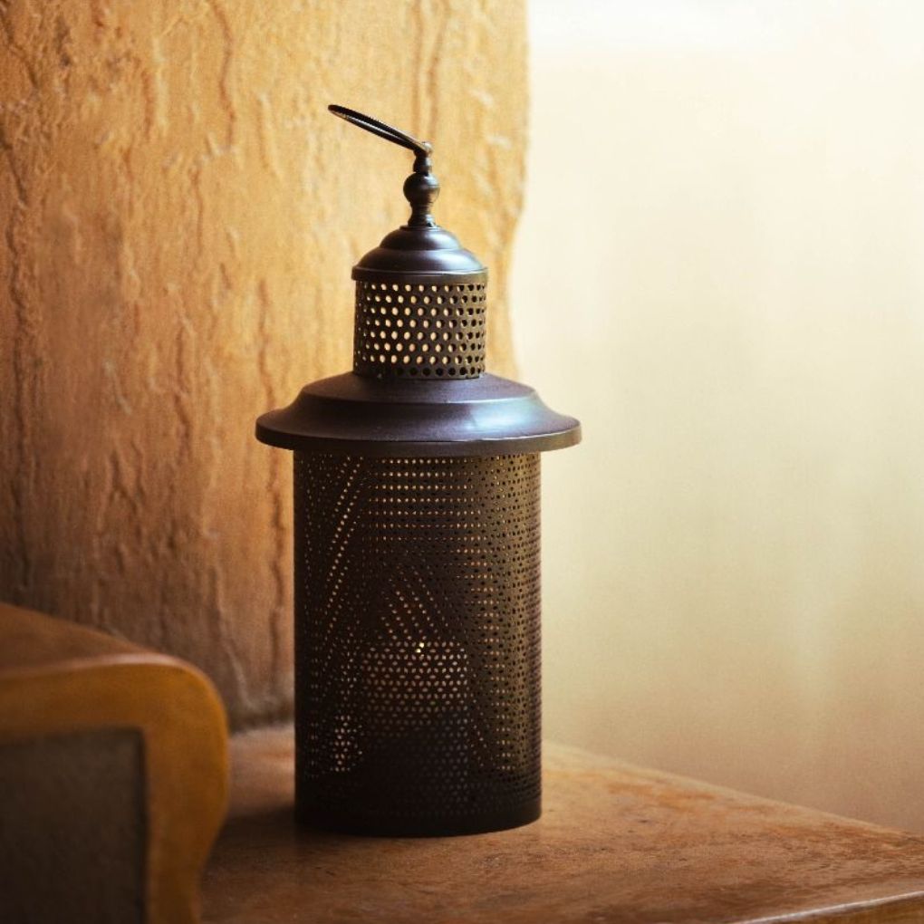 Black Jaali Lantern