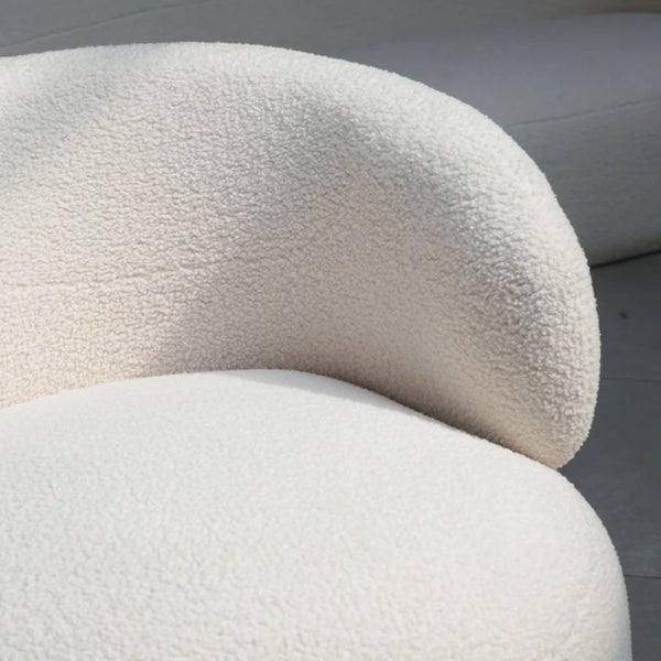 Leia Bouclé Swivel Chair