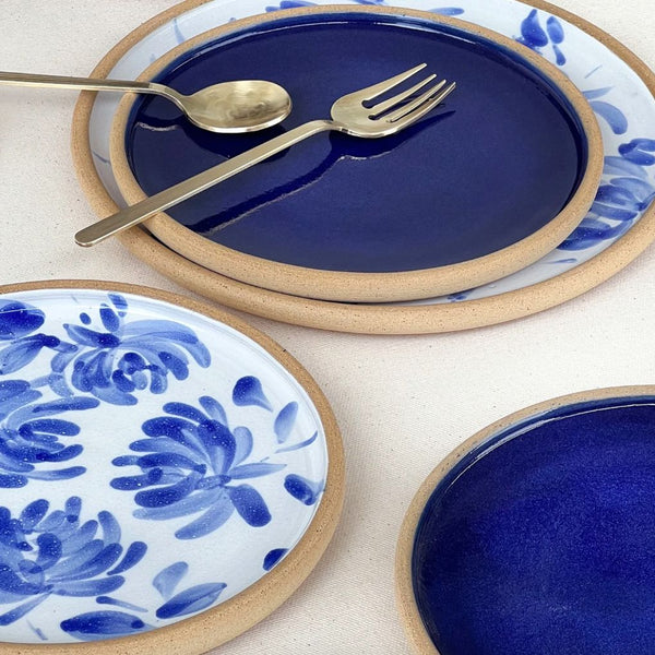 Chrysanthemum Dinner + Side Plate Set