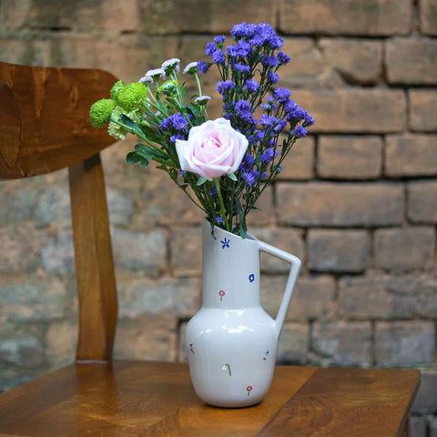Ceramic Water Pitcher / Flower Vase