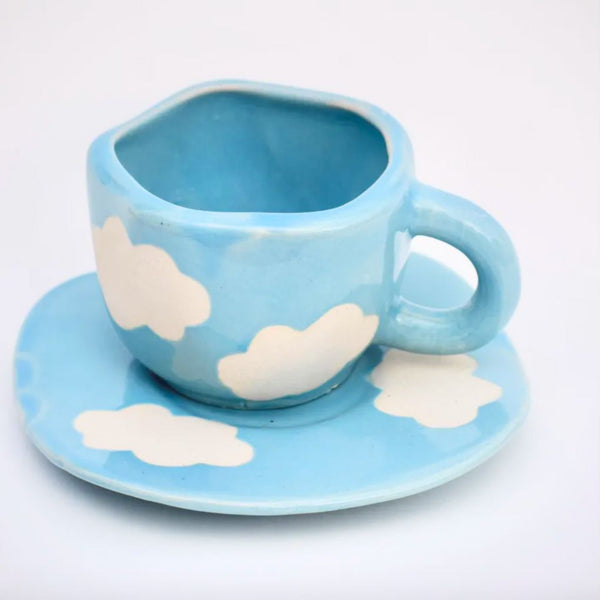 Clouds Mug & Saucer Set