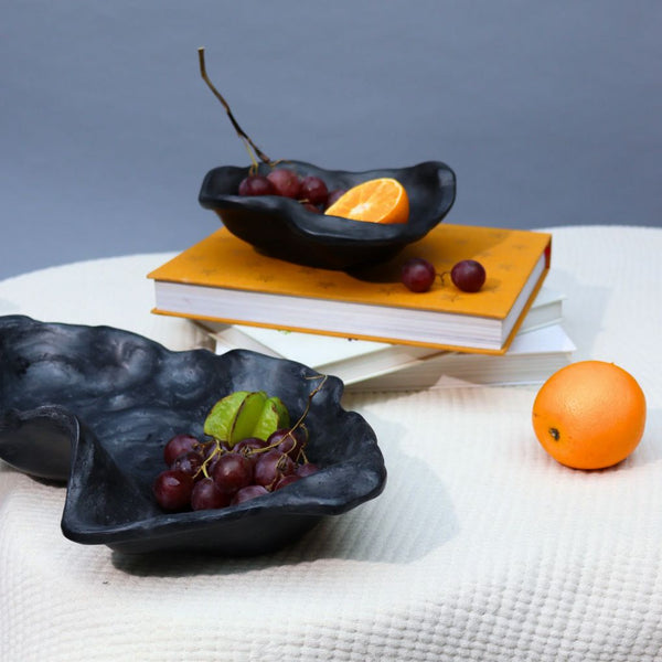 Black Wabi Sabi Organic Bowls | Sizes Available