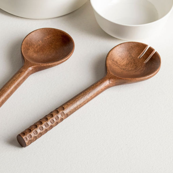 Wooden Serving Spoon | Set Of 2