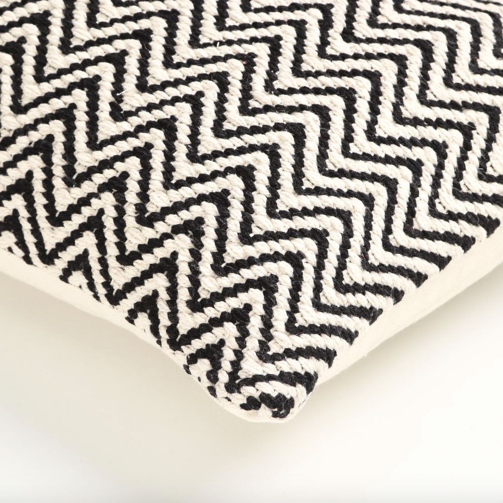 Classic Chevron Woven Cushion Cover | 12" x 20" inches