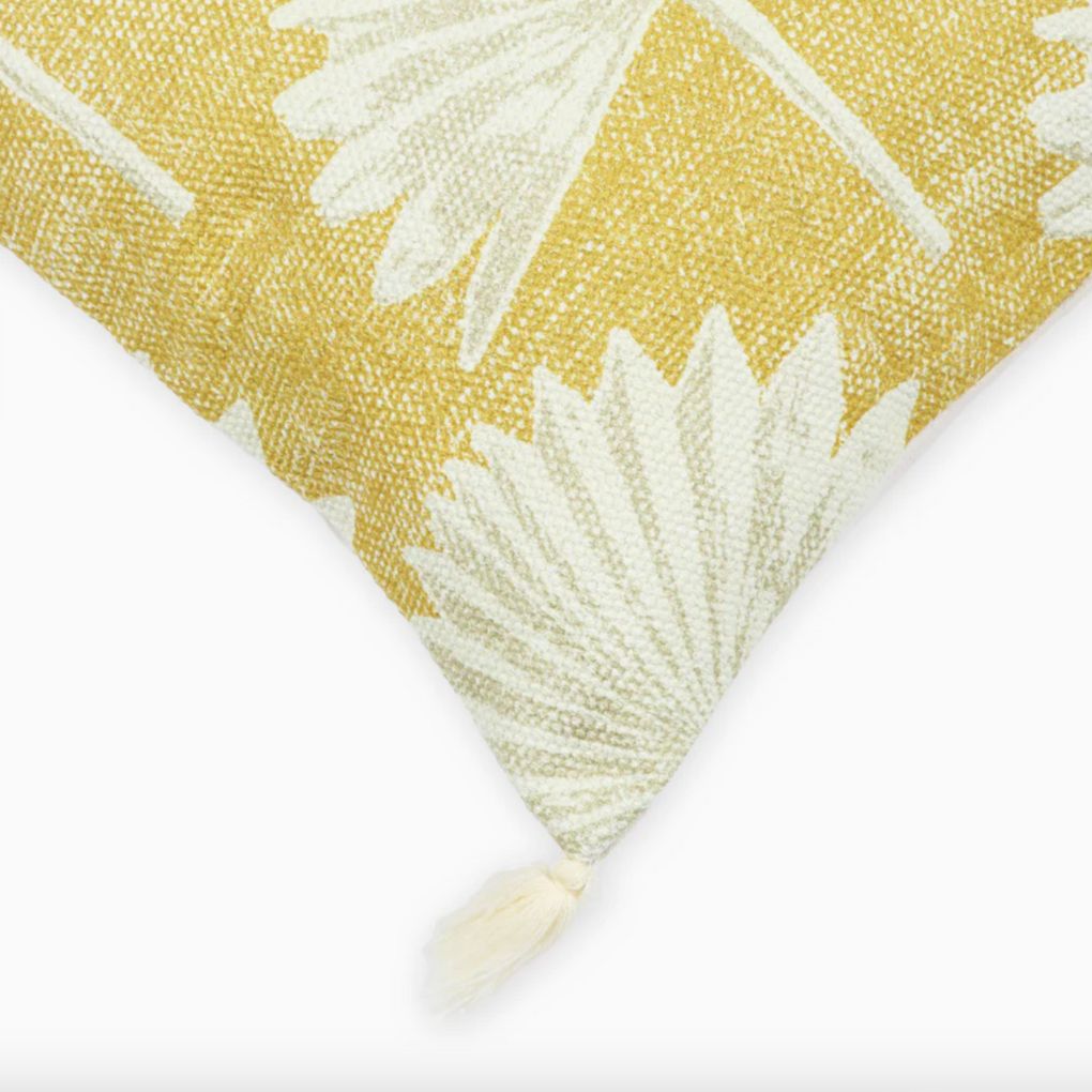 Happy Yellow Cushion Cover | 18" x 18" inches