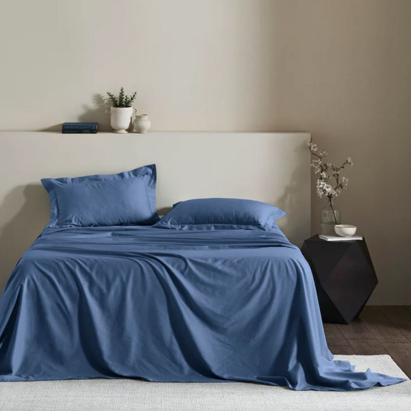 No Fuss 300 TC Cotton Bedsheet | Colours Available