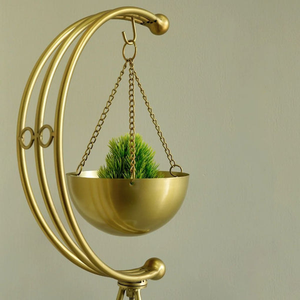 Metal Hanging Planter With Stand | Sizes Available