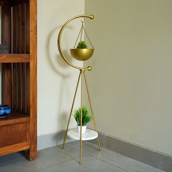 Metal Hanging Planter With Stand | Sizes Available
