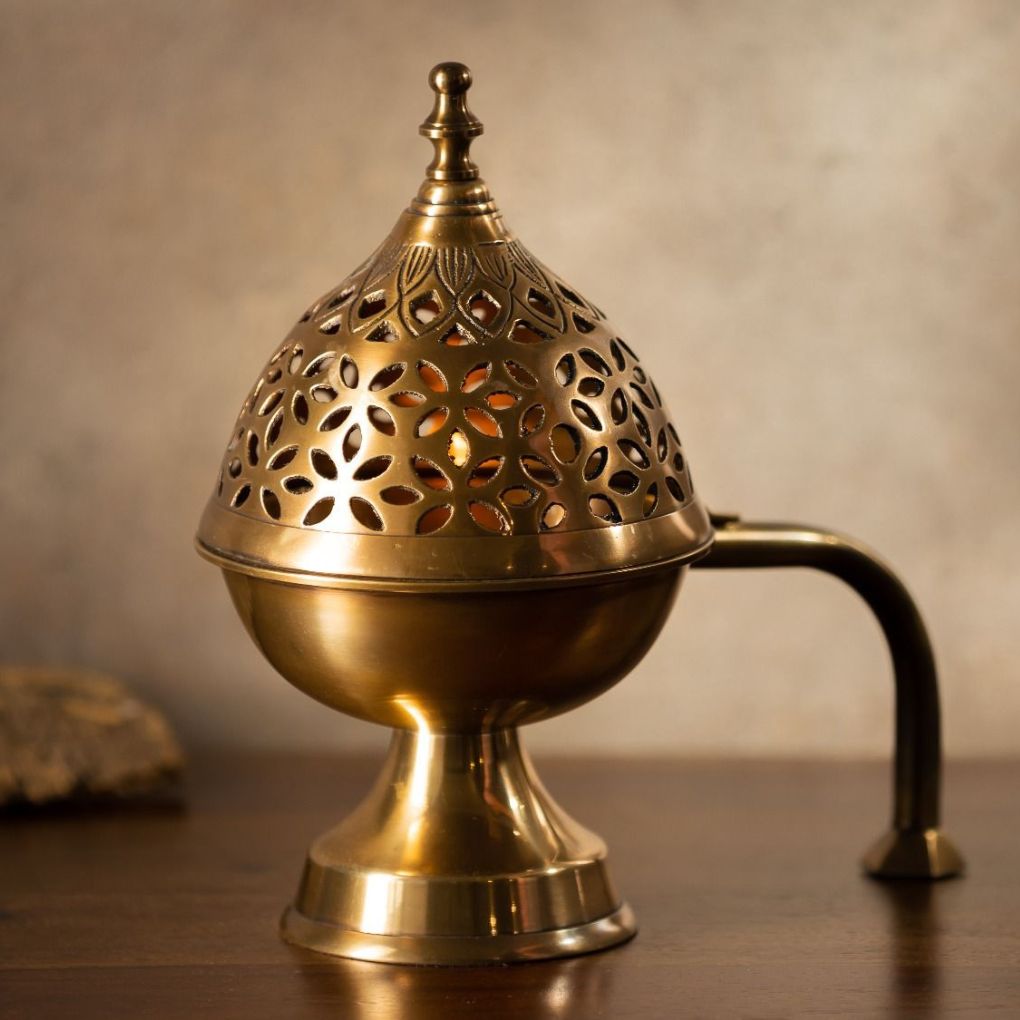 Heritage Brass Dhoop Burner