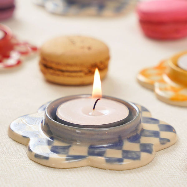 Imara - Set of 3 Ceramic Tealight Holders