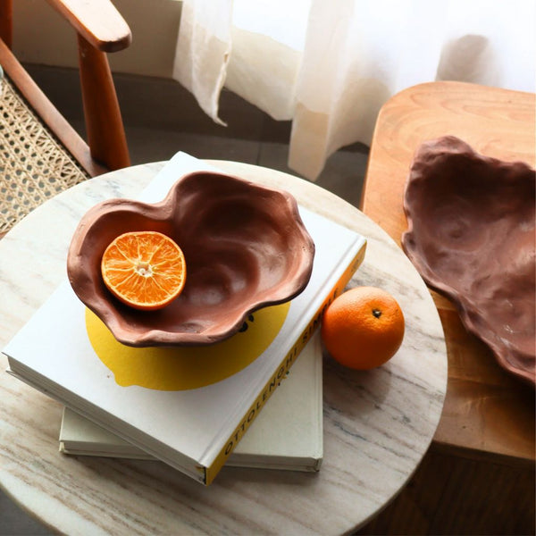 Wabi Sabi Organic Trinket & Fruit Bowls | Set Of 2 | Colours Available