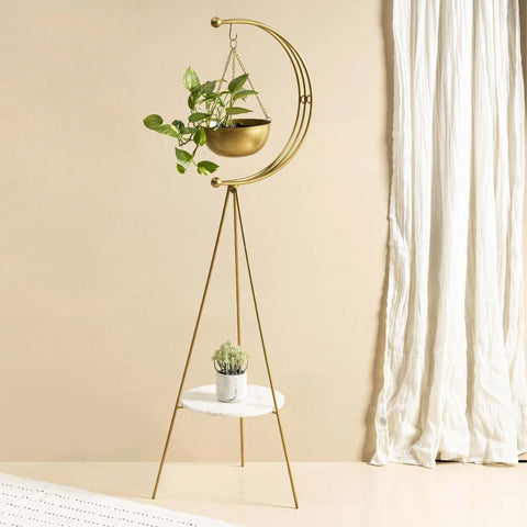 Metal Hanging Planter With Stand | Sizes Available