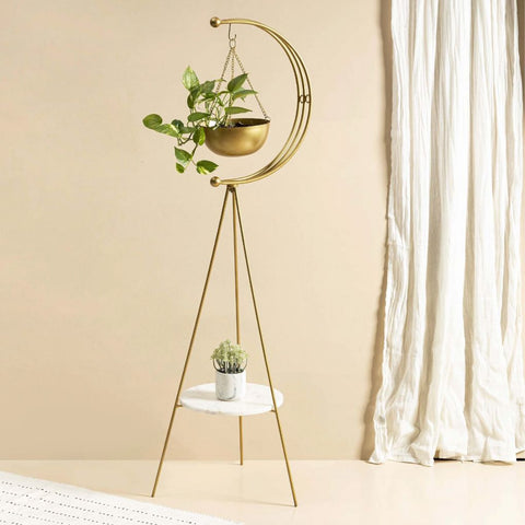 Metal Hanging Planter With Stand | Sizes Available