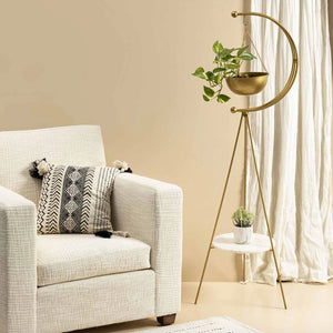 Metal Hanging Planter With Stand | Sizes Available