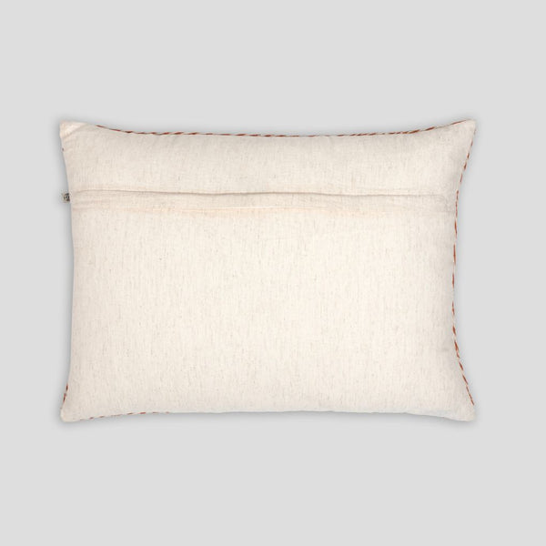 Camal Embroidered Pillow Cover