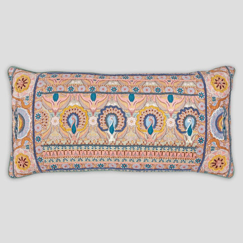 Peacock Pillow Cover | 14" x 28" inch
