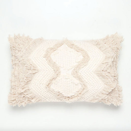 Prom Cushion Cover With Fringe Lace