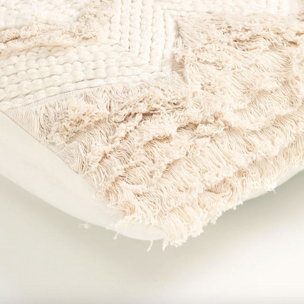 Prom Cushion Cover With Fringe Lace