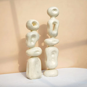 Ren Organic Decorative Sculpture | Set Of 2