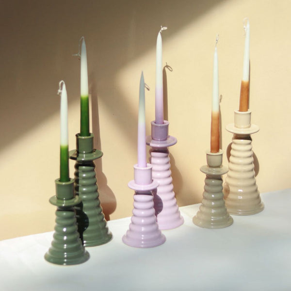 Wabi Sabi Candle Holder | Colours Available