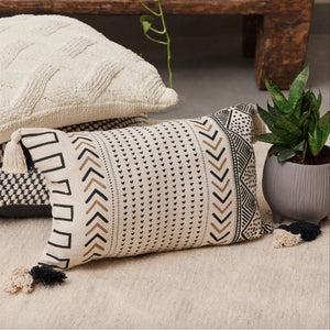 Tribal Motif Lumbar Cushion Cover