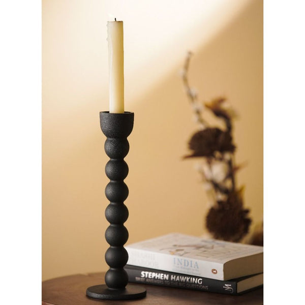 Neo Black Candlestick Holder