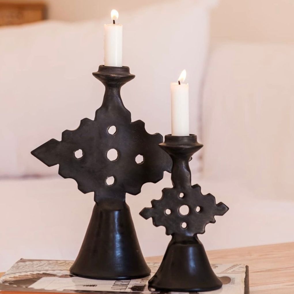 Noir Beldi Candle Holder | Sizes Available